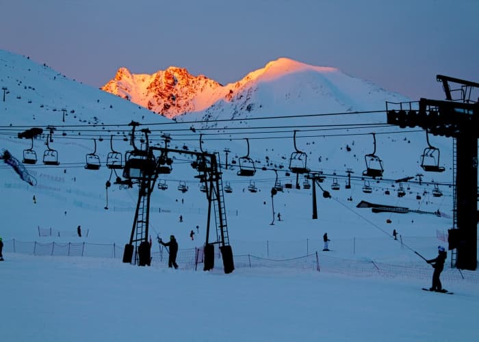 Ski lifts in Tignes